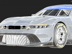 Ford-Mustang GT3 2024 3D Model