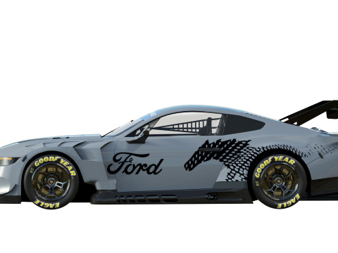 Ford-Mustang GT3 2024 3Dモデル