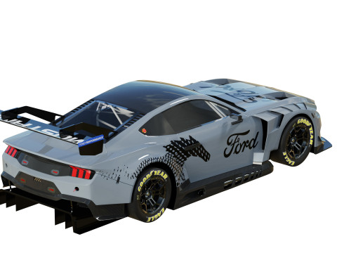 Ford-Mustang GT3 2024 3Dモデル
