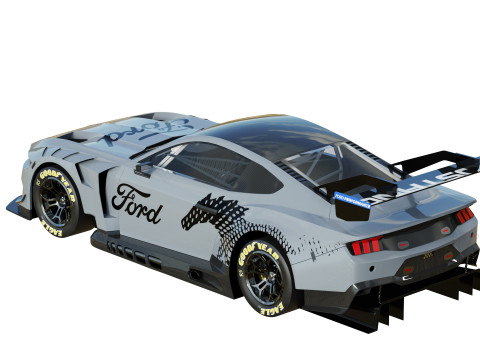 Ford-Mustang GT3 2024 3Dモデル