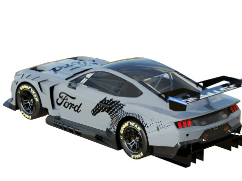 Ford-Mustang GT3 2024 3D Model
