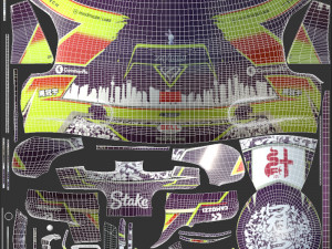 F1 Zhou Guanyu Helmet 2023 Modelo 3D