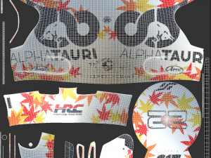 F1 Yuki Tsunoda Helmet 2023 Model 3D