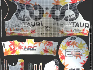 F1 Yuki Tsunoda Helmet 2023 3D Model