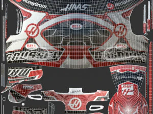 F1 Kevin Magnussen Helmet 2023 3D Model