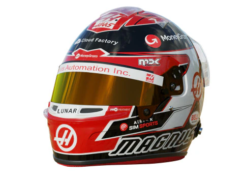 F1 Kevin Magnussen Helmet 2023 3D Model