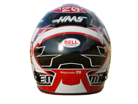 F1 Kevin Magnussen Helmet 2023 3D Model