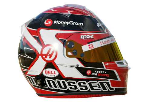 F1 Kevin Magnussen Helmet 2023 3D Model