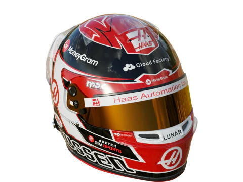 F1 Kevin Magnussen Helmet 2023 3D Model