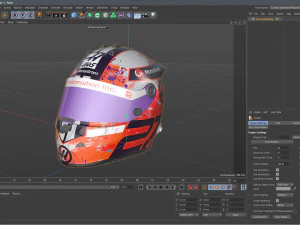 Capacete F1 Nico Hulkenberg 2023 Modelo 3D