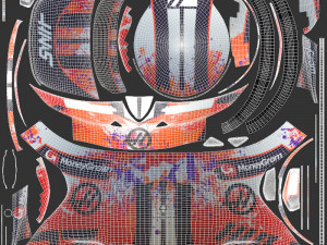 F1 Nico Hulkenberg Helmet 2023 3D Model
