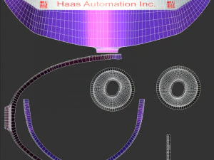 Capacete F1 Nico Hulkenberg 2023 Modelo 3D