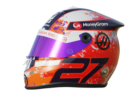 F1 Nico Hulkenberg Helmet 2023 3D Model