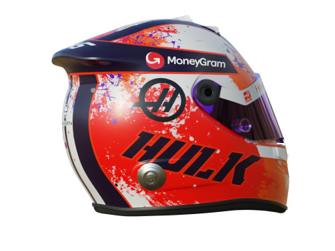 F1 Nico Hulkenberg Helmet 2023 3D Model