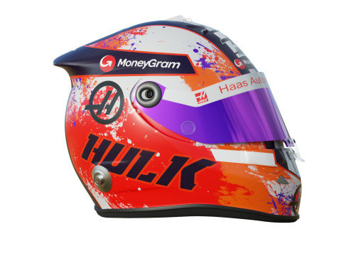 F1 Nico Hulkenberg Helmet 2023 3D Model