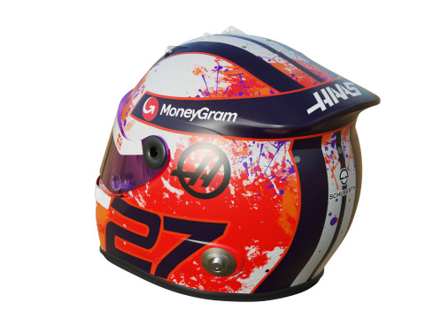 F1 Nico Hulkenberg Helmet 2023 3D Model