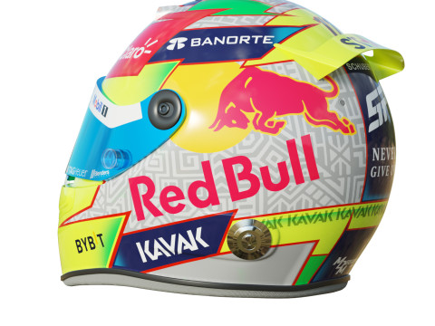 F1 Checo Perez Helmet 2023 3D 모델