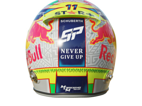 F1 Checo Perez Helmet 2023 3D 모델