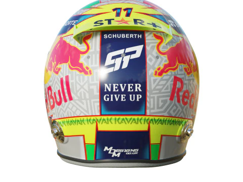 F1 Checo Perez Helmet 2023 3D Model