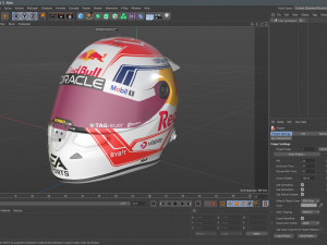 F1 Max Verstappen Helmet 2023 3D Model
