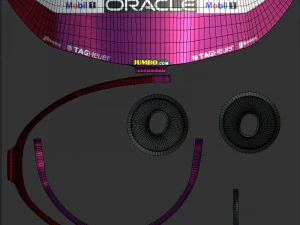 Casco F1 Max Verstappen 2023 Modelo 3D