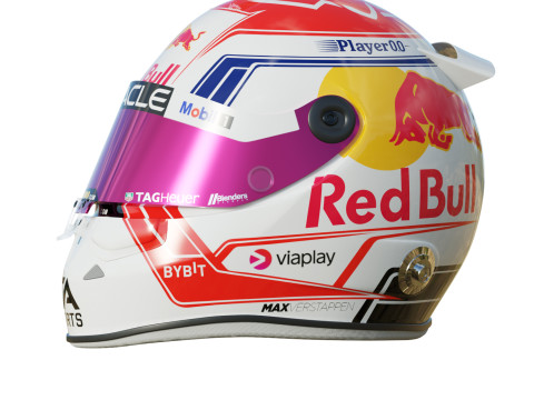 F1 Max Verstappen Helmet 2023 3D Model