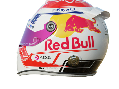 F1 Max Verstappen Helmet 2023 3D Model