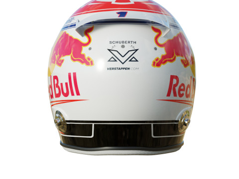 F1 Max Verstappen Helmet 2023 3D Model