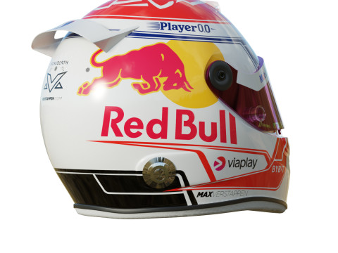 F1 Max Verstappen Helmet 2023 3D Model