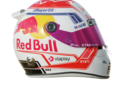 F1 Max Verstappen Helmet 2023 3D Model