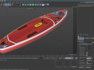 SUP KOI Paddle board 3D Model