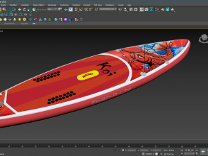 SUP KOI Paddle board 3D Модель