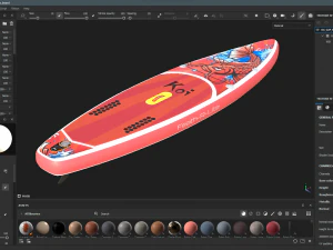 SUP KOI Paddle board 3D Model