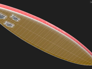 SUP KOI Paddle board 3D Model
