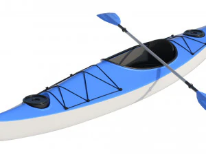 カヤック01 3Dモデル