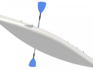 カヤック01 3Dモデル