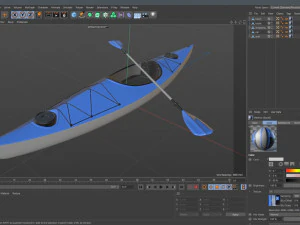 カヤック01 3Dモデル