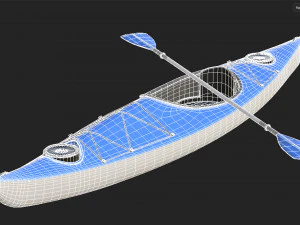 カヤック01 3Dモデル