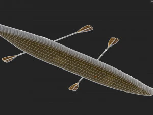 カヤック01 3Dモデル