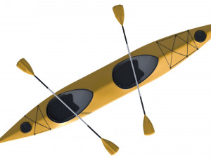 Kayak 02 3D Модель