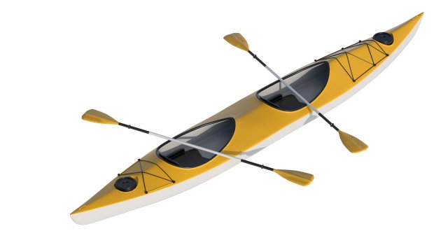 Kayak 02 3D Model