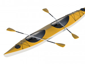 Kayak 02 3D Модель