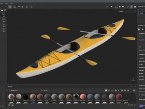 Kayak 02 3D Модель