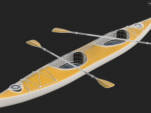 Kayak 02 3D Модель