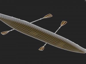 Kayak 02 3D Модель