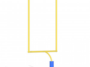 Football uprights 3D-Modell