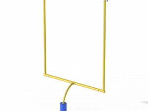 Football uprights 3D-Modell