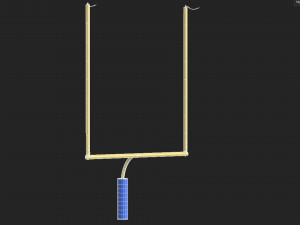 Football uprights 3D-Modell
