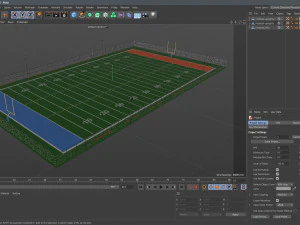 Football field 3D Model