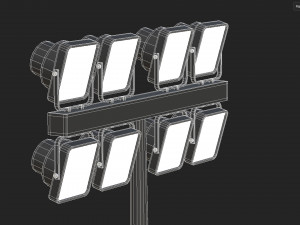 Football field Modelo 3D